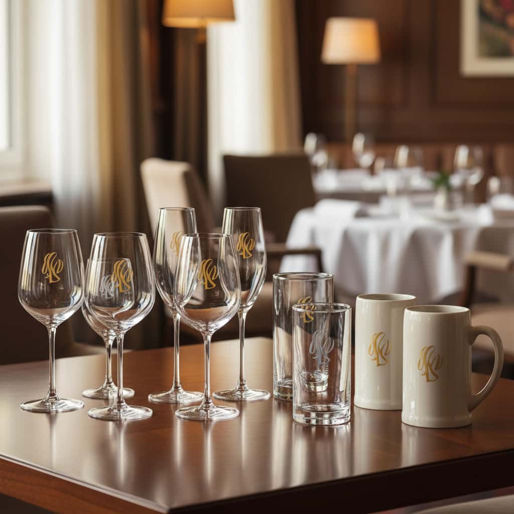 Personalizowane szkło i naczynia jako element oferty lokalu gastronomicznego